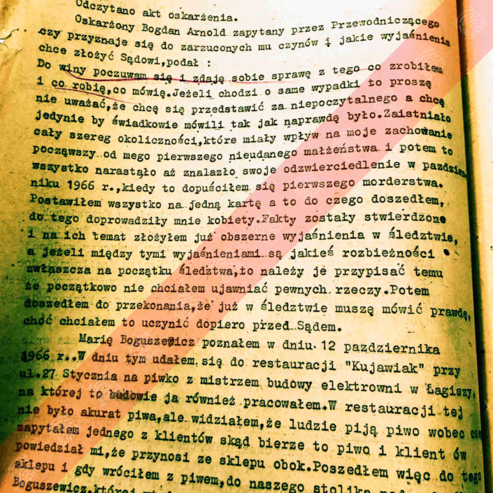 Protokół rozprawy głównej z dnia 4 marca 1968 r.