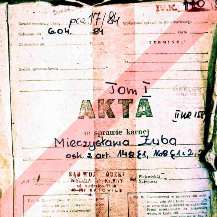 Mieczysław Zub - Fantomas - Akta sprawy karnej - źródła